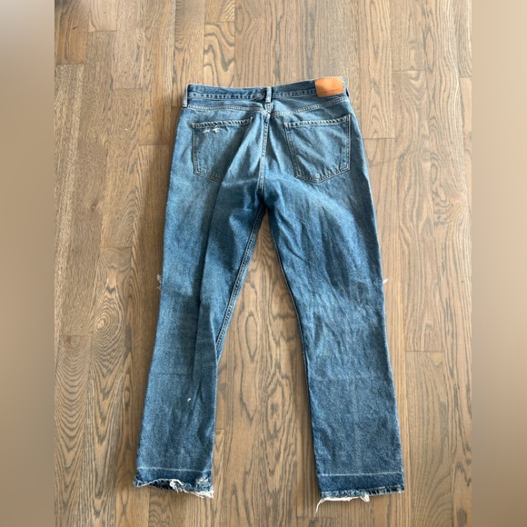 Citizens of Humanity Charlotte Crop Straight Leg Jean in Soirée - Picture 7 of 8